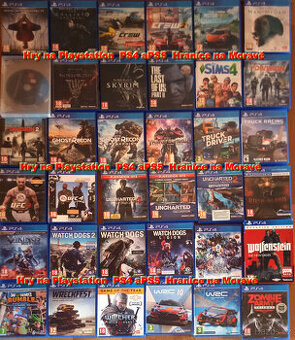 Hry na Playstation PS4 a PS5 - 3.část seznamu