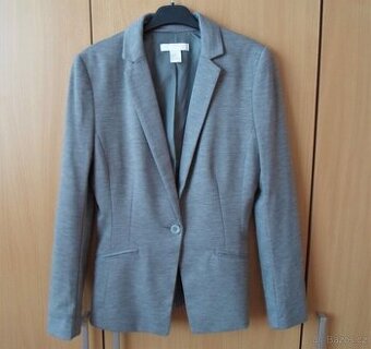 Šedé sako sáčko H&M - 36, S - 1
