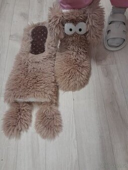 Teplé chlupaté “psí” bačkory – extrémní pohodlí a roztomilos