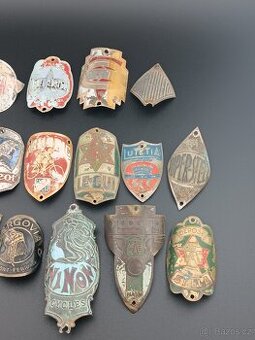 Štítky na staré kola - 21Ks