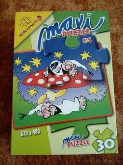 Křemílek a Vochomůrka maxi puzzle Bonaparte