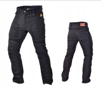 Motocyklove kalhoty/jeany Trilobit parado cerne