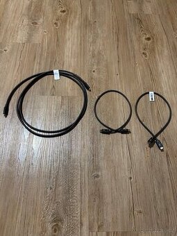 3x USB-C to USB-C kabely