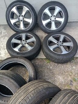 8ks pneu ☀️❄️ + 5x112 R19 orig. Mercedes alu disky