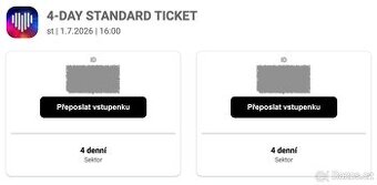 Beats for Love 2026 - 4 denní vstupenka - 2x