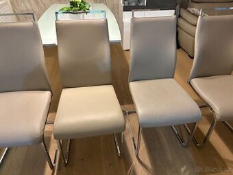 Jídelní kožené židle