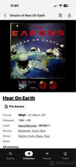 LP - The Earons   - Hear On Earth
