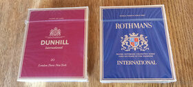Staré sběratelské cigarety - DUNHILL + ROTHMANS - 1