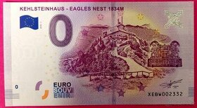 0 euro bankovka Hitlerovo ORLÍ HNÍZDO- EAGLES  NEST 2018-1 - 1