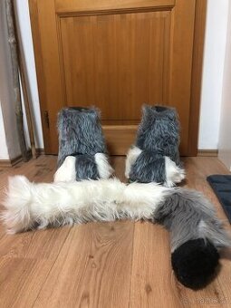 Furry suit boty a ocas