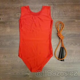 Gymnastický, baletní dres/trikot vel. 152 + švihadlo