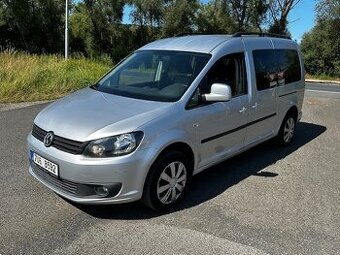 VW Caddy maxi 2.0Cng, r.2014, původ ČR, serviska, STK