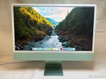 24 Apple iMac M3 8jádro RETINA zelené / modrý 2023 ZÁRUKA
