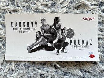 Poukaz do posilovny Respect - 1