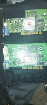 2 ks grafických karet ATI Radeon