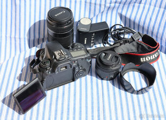 Canon EOS 60D+objektiv24+50+18-135mm