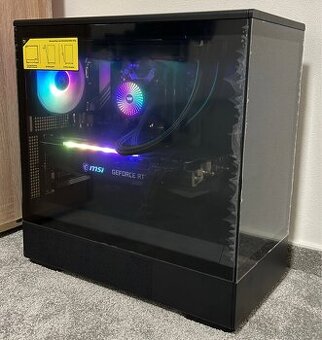 Herní PC sestava (monitor+klávesnice+myš+sluchátka)