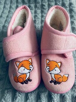 Zateplené bačkory 26/27 nové