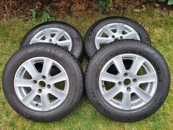 4 × alu kola 15 + zimní pneu 195/65 R 15