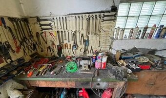 Robustní dřevěný ponk