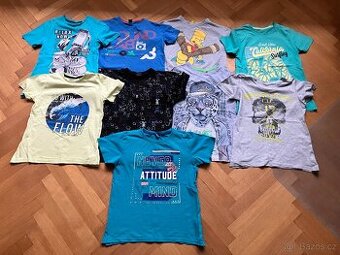 Chlapecká trička s krátkým rukávem vel. 134/140