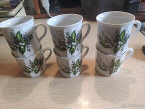 Retro hrníčky nepoškozené, málo používané