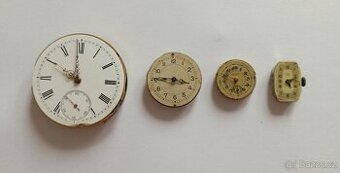 Hodinové strojky starožitných hodinek