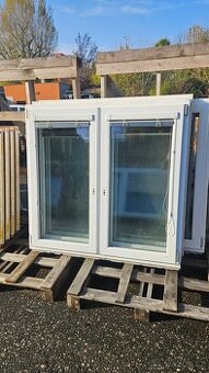 Okno PVC - 1455x1420 mm - STARŠÍ - 3 KS