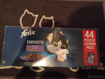 Prodám spoustu kapsiček pro kočky Felix a Brit.