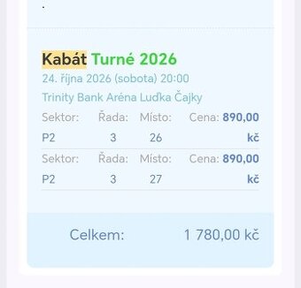 Kabát turné 2026, Zlín