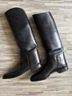 Pánské vysoké kožené boty, čižmy , boty ke kroji