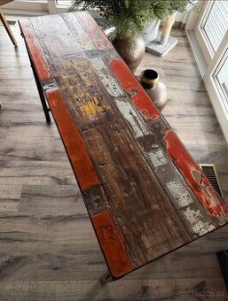 Designovy Konzolovy stolek- industrialni styl