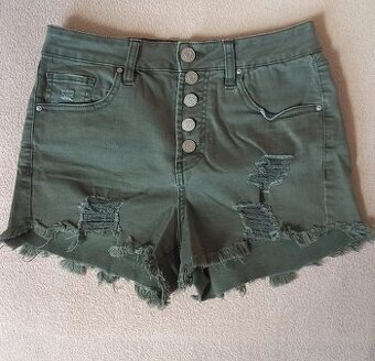 Riflové Kraťasy zelené