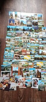 Pohlednice -64 kusů