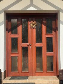 Vstupní dřevěné dveře - 1