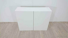 Bílá závěsná koupelnová skříňka 84x66 cm smontovaná