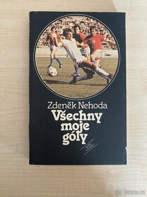Kniha s podpisem autora "Všechny moje góly", Zdeněk Nehoda