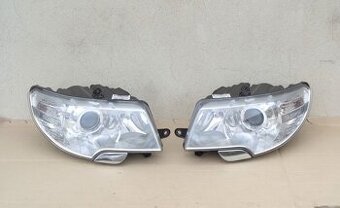 Škoda Superb II originál přední světla halogen H7+H3 - 1