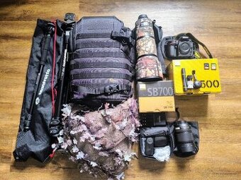 Fotoaparát NikonD7500+fotovybavení.Při rychlém jednání sleva