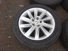 Alu kola Škoda Superb 3 215/55/17 zimní 6mm