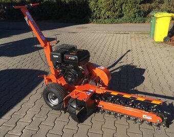 Drážkovací fréza, zemní rýhovač - motorový