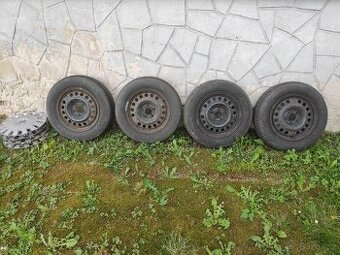 Plechové kola R15 s obutými Kleber Krisalp HP3 195/65 R15