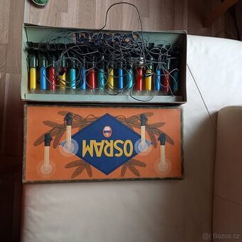 Retro vánoční elektrické svíčky