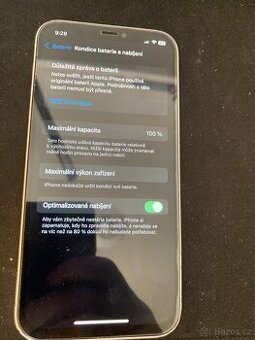 iphone 12 stribrny 100% bat+obal - 1
