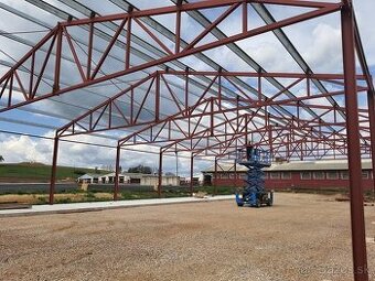 OCELOVA KONSTRUKCE HALY- MONTOVANÁ HALA 10x 24x 5m