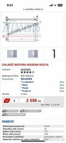Audi A6 4F chladič a airbag