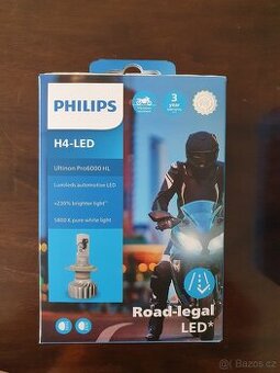 LED žárovka Philips Ultinon Pro6000 moto H4
