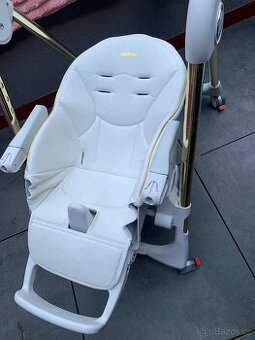 Dětská jídelní stolička a lehátko - Peg Perego jako nové