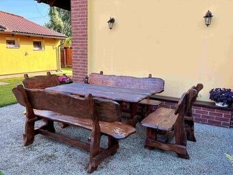 Dřevěný nábytek MASIV (výrazná sleva za opotřebení)