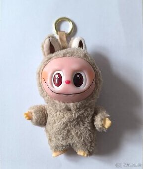 Roztomilý ♥️ světle hnědý Labubu přívěšek - 1